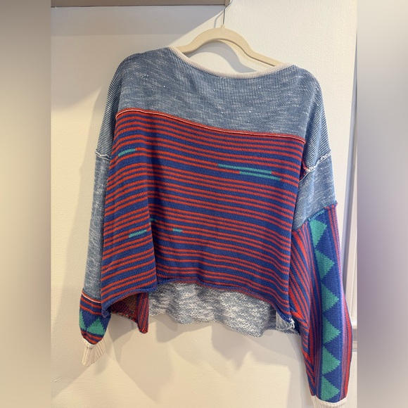 Free People patchwork pullover sweater - Picture 4 of 4